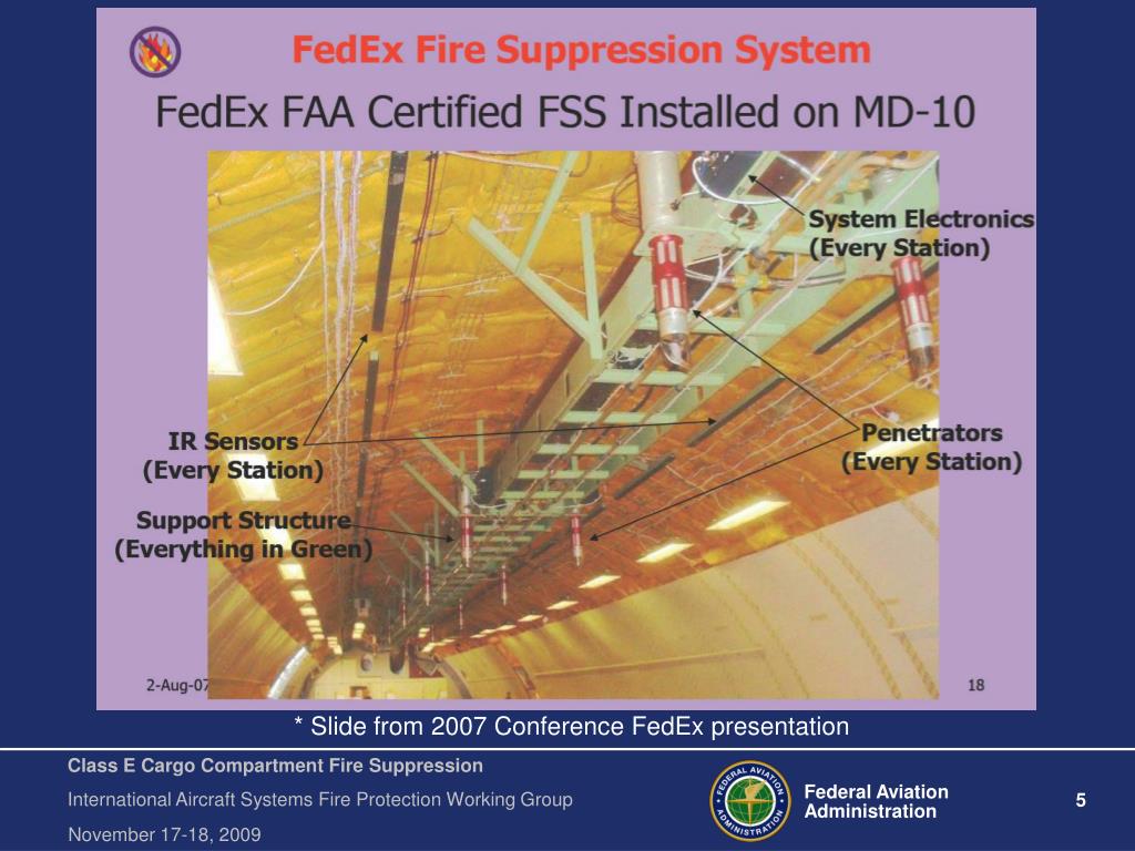 PPT Class E Cargo Compartment Fire Suppression PowerPoint