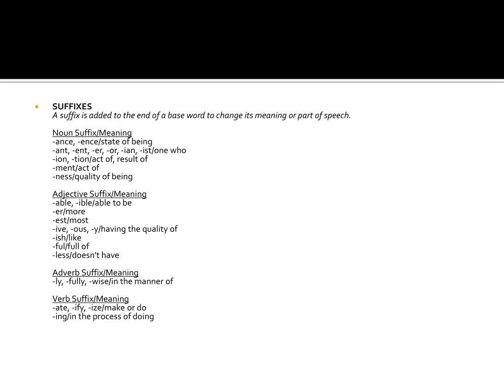 PPT Interactive Suffix Games PowerPoint Presentation, free download