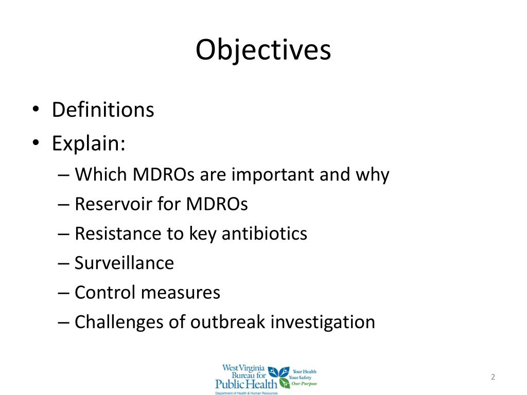 PPT Multidrug Resistant Organisms PowerPoint