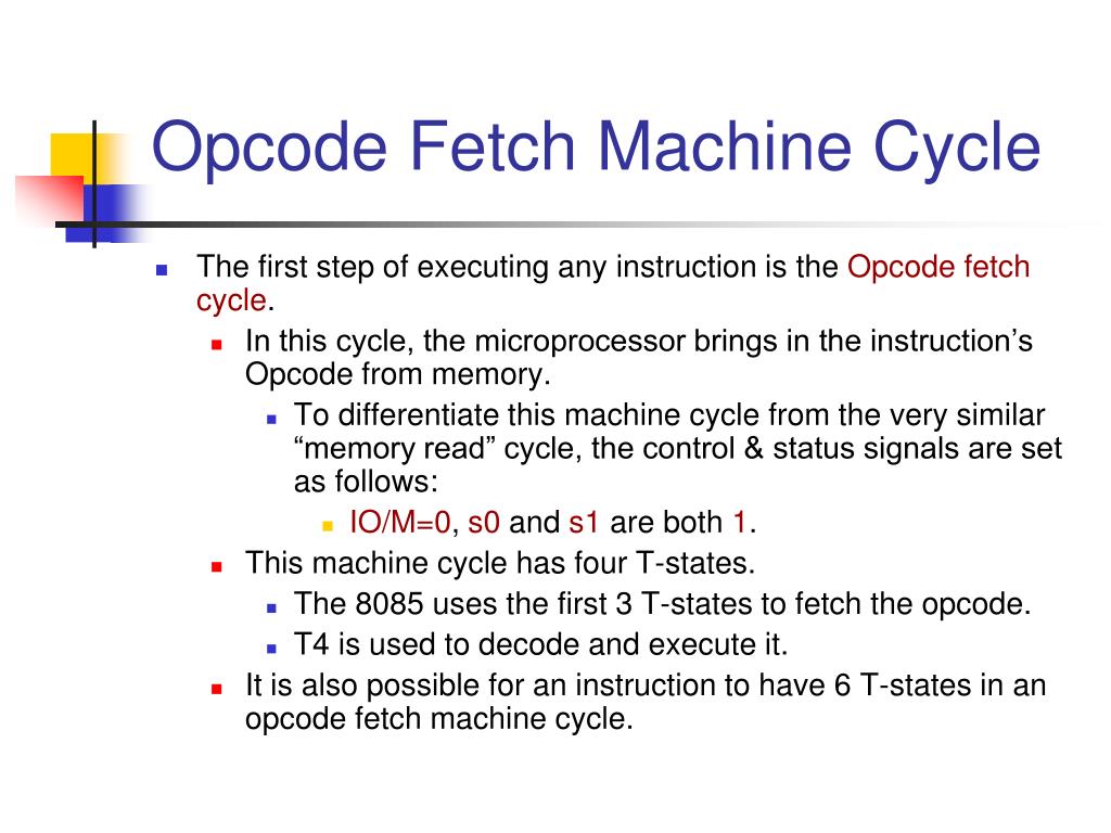 PPT Intel 8085 PowerPoint Presentation ID344149