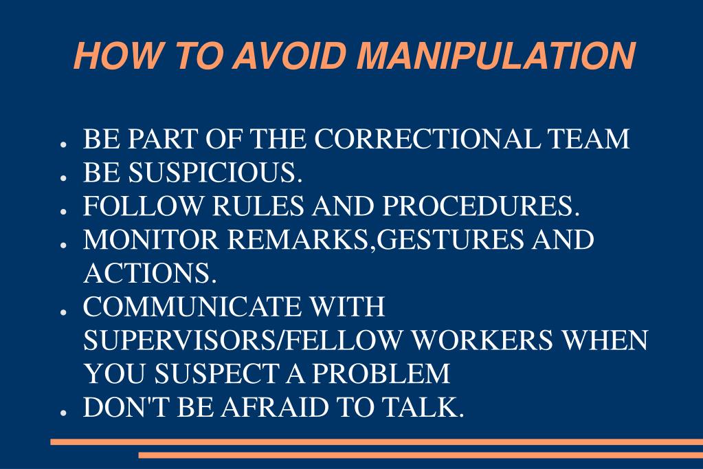 PPT INMATE MANIPULATION AND CONTRABAND PowerPoint Presentation, free