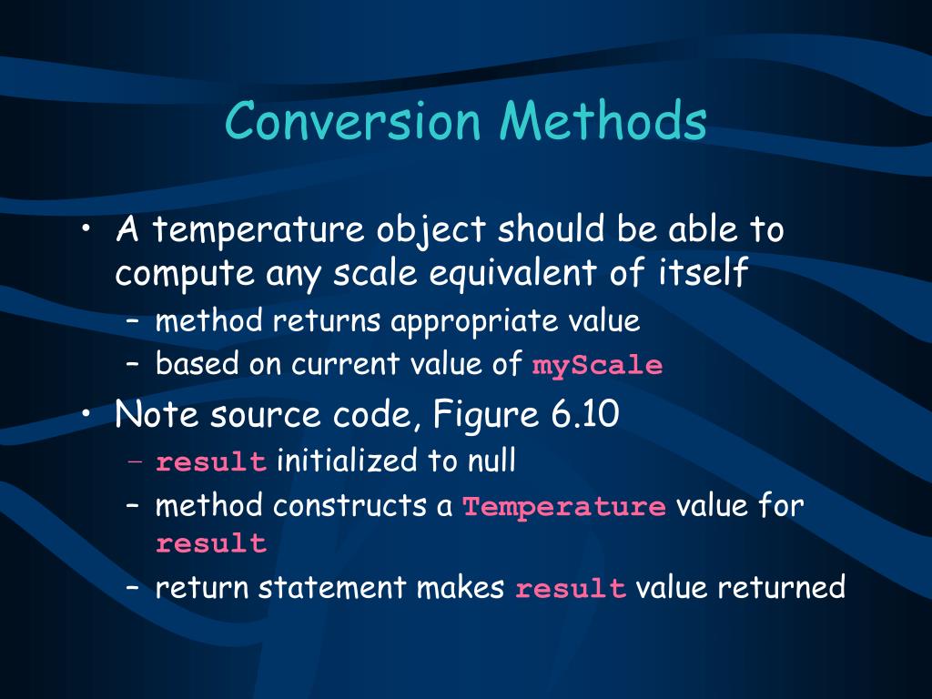 PPT More About Classes Instance Methods PowerPoint Presentation