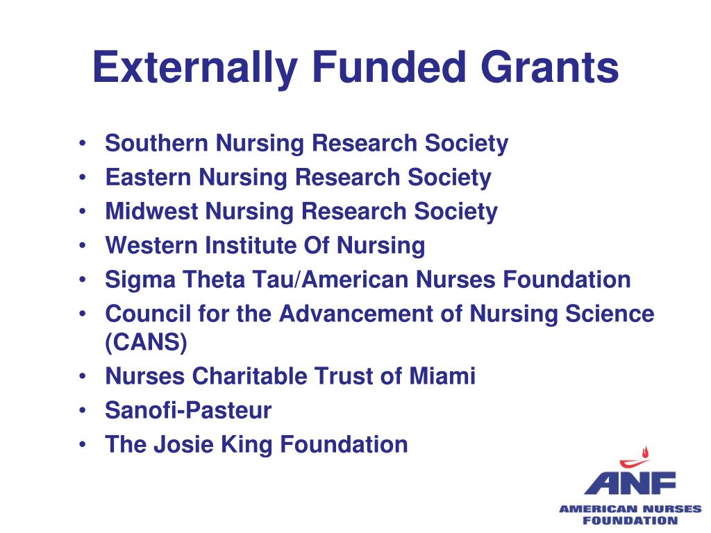 PPT American Nurses Foundation Nursing Research Grants Program 2010