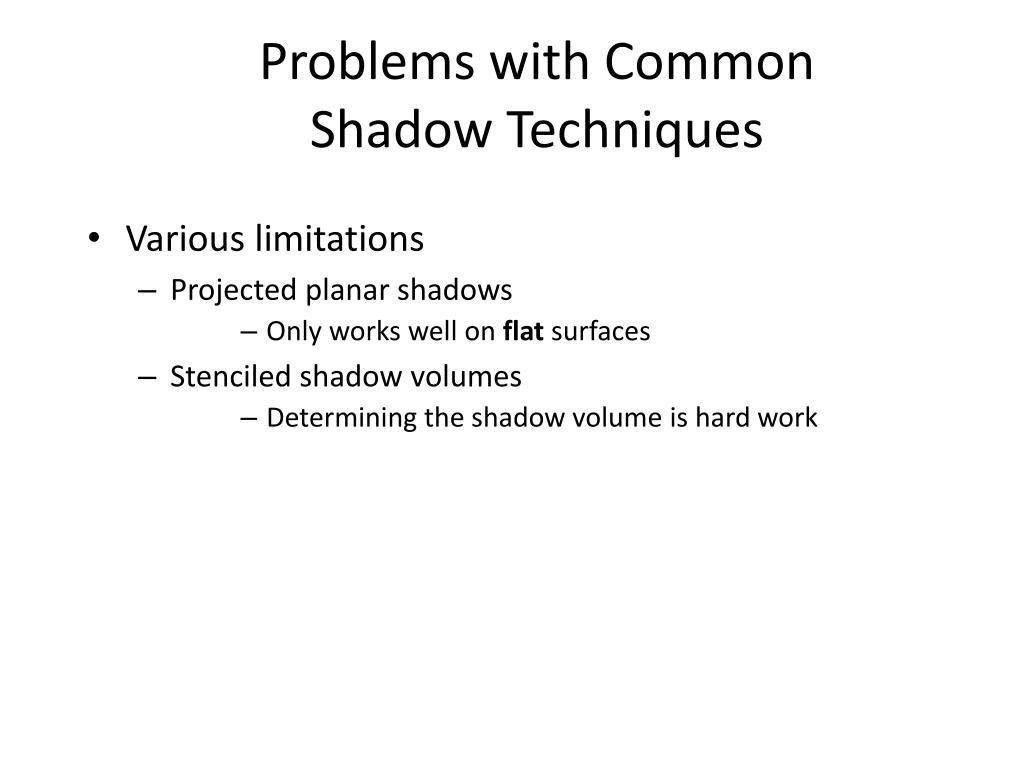 PPT Shadows Shadow Mapping PowerPoint Presentation, free download