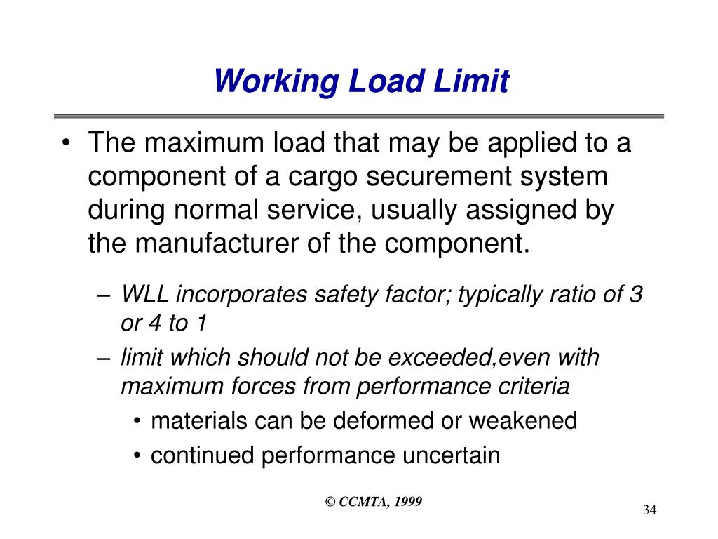 PPT A Uniform North American Cargo Securement Standard PowerPoint