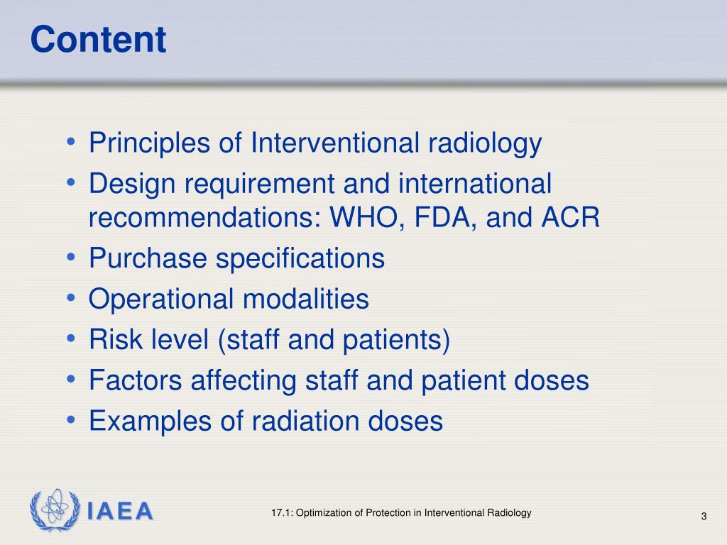 PPT RADIATION PROTECTION IN DIAGNOSTIC AND INTERVENTIONAL RADIOLOGY