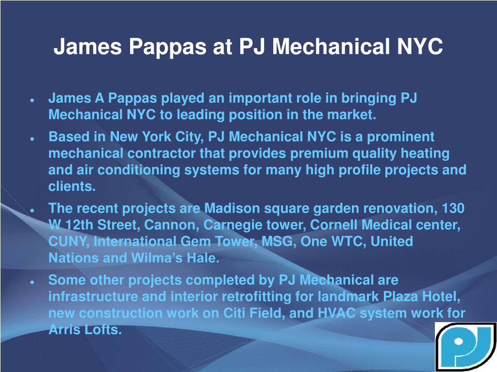 PPT Pj Mechanical James Pappas PowerPoint Presentation, free download