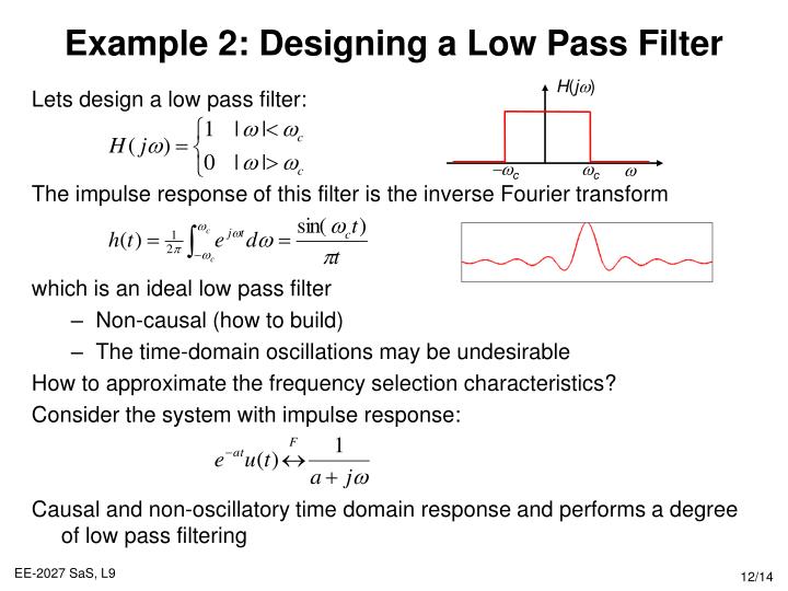 PPT Lecture 9 Fourier Transform Properties and Examples PowerPoint