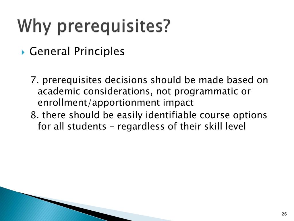 PPT Prerequisites as a Pathway to Student Success PowerPoint Presentation ID349703
