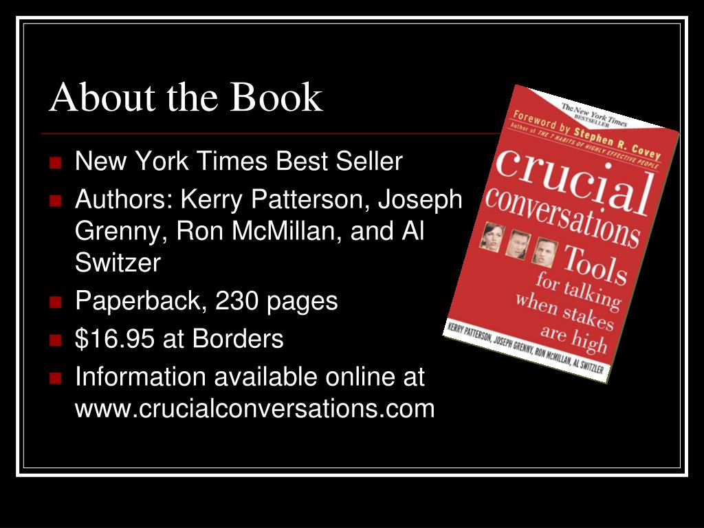 PPT Crucial Conversations PowerPoint Presentation, free download ID