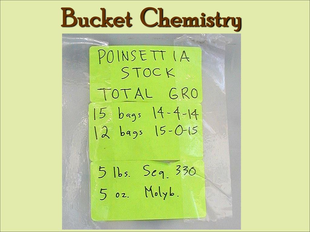 PPT Bucket Chemistry 101 PowerPoint Presentation, free download ID