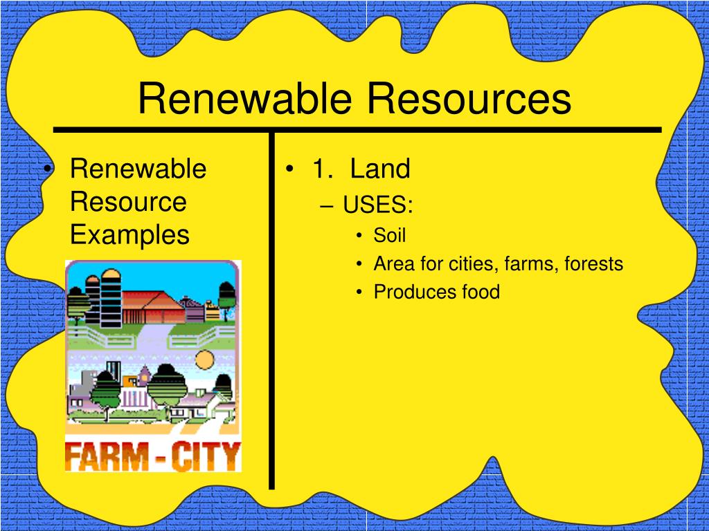 PPT Nonrenewable vs. Renewable Resources PowerPoint Presentation