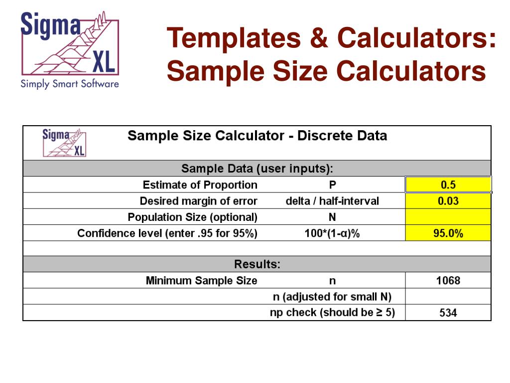 PPT Introducing SigmaXL ® Version 6 PowerPoint Presentation, free