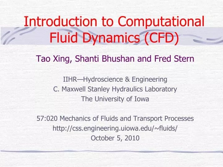 An Introduction to Computational.