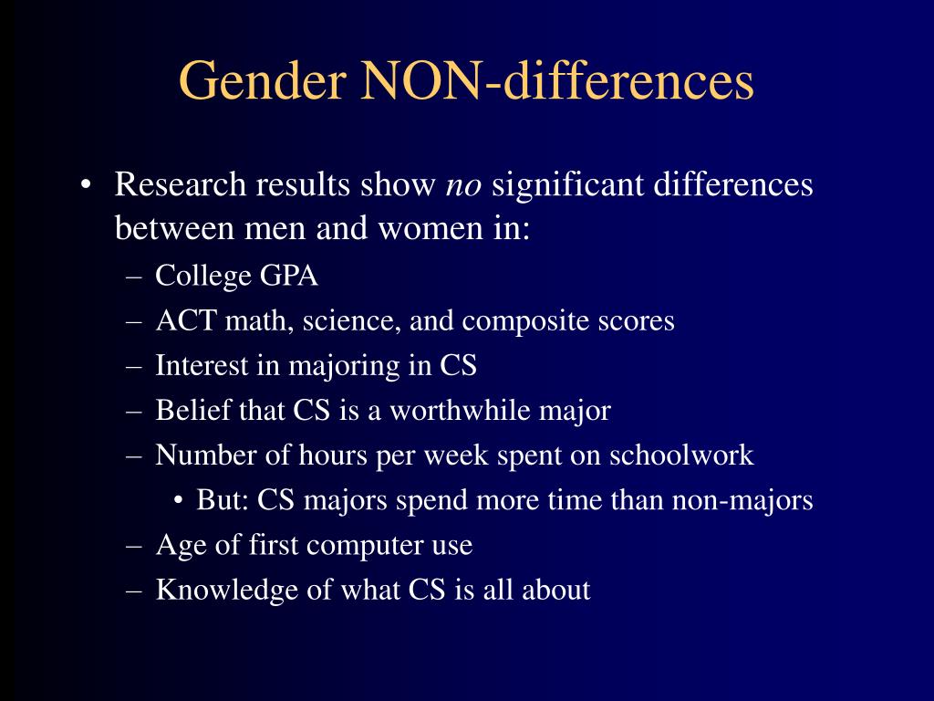 PPT Gender in Computer Science PowerPoint Presentation, free download