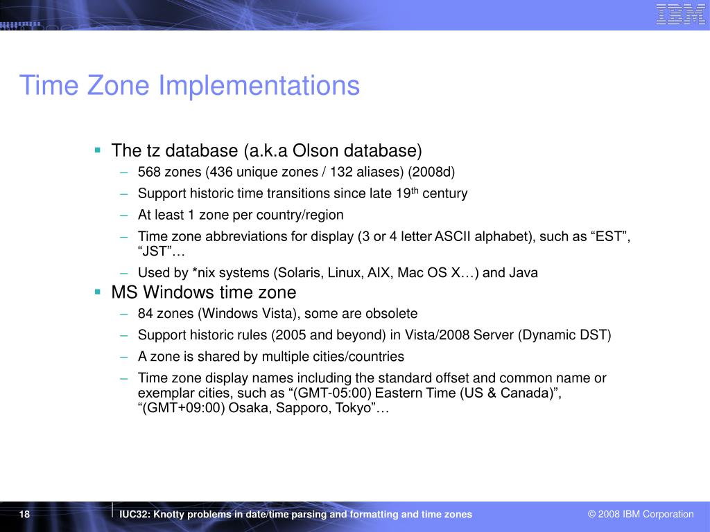 PPT Knotty problems in date/time parsing and formatting and time