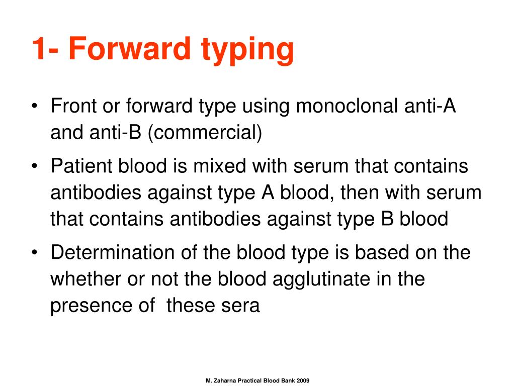 PPT Blood Grouping Slide & Tube Methods PowerPoint Presentation ID