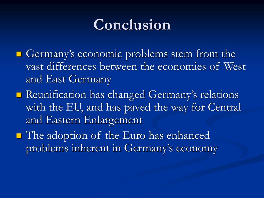 PPT Economic issues in Germany 19452005 PowerPoint Presentation