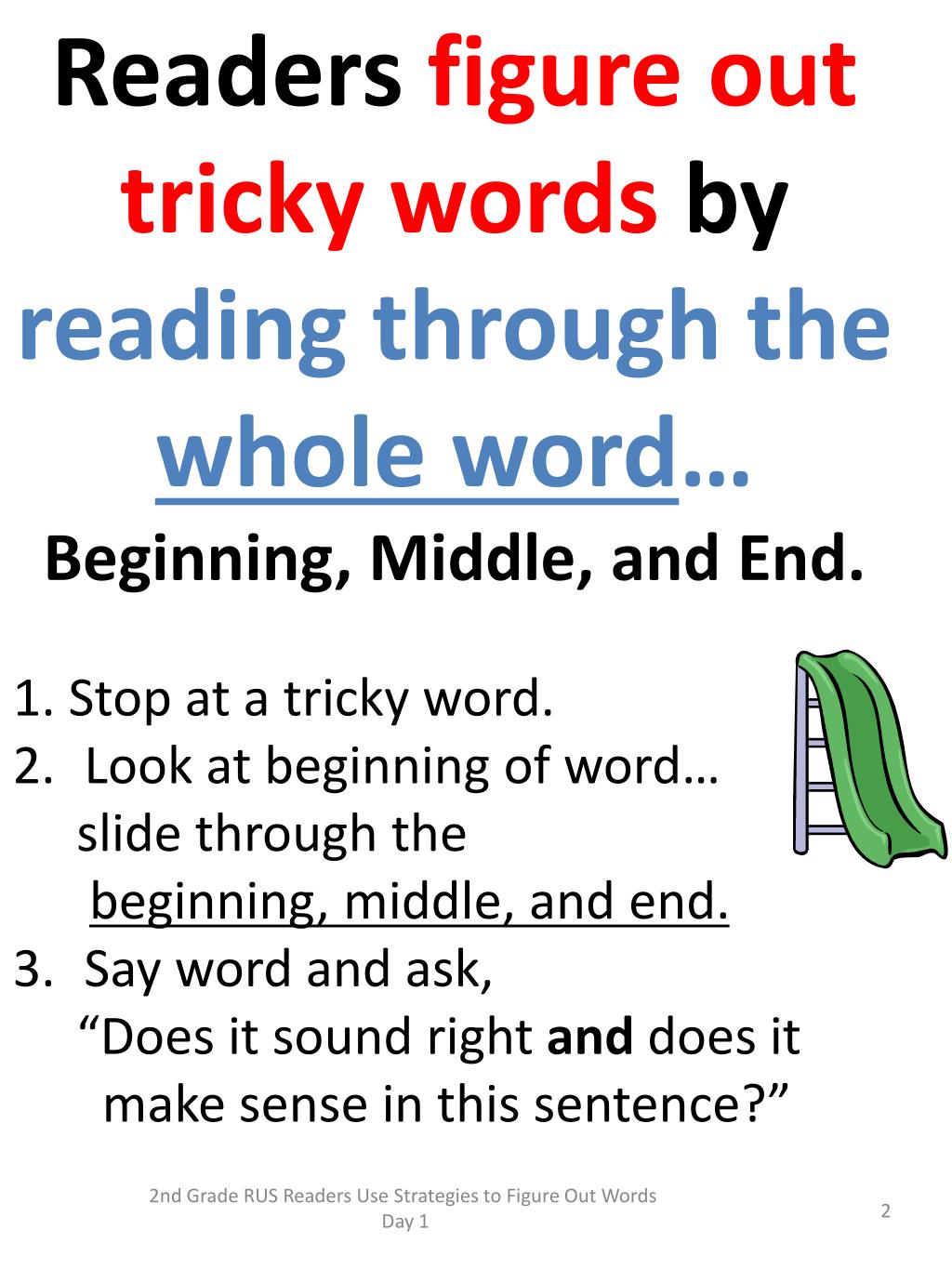 PPT 2 nd Grade Unit 2 Reading Units of Study Readers Use Strategies