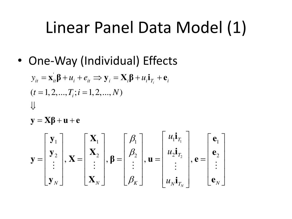 PPT Econometric Analysis of Panel Data PowerPoint Presentation, free
