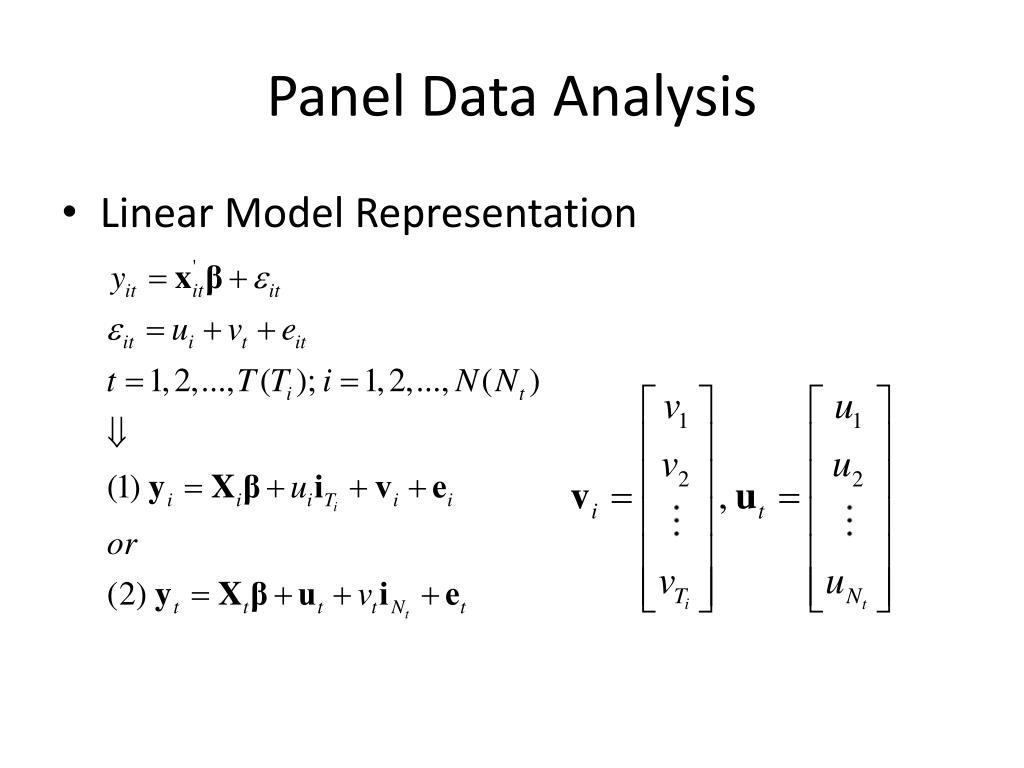 PPT Econometric Analysis of Panel Data PowerPoint Presentation, free download ID355710
