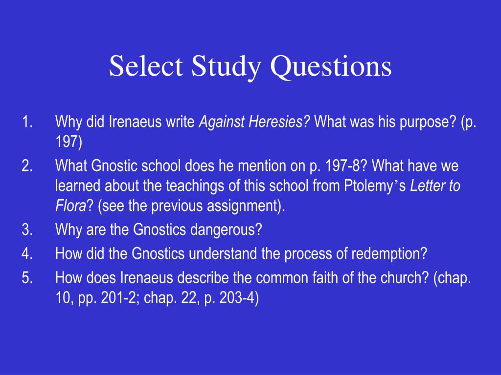 PPT Church’s Response to Gnosticism PowerPoint Presentation, free