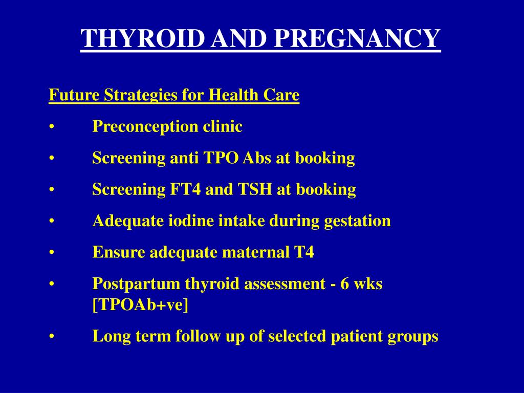 PPT Thyroid Screening in Pregnancy PowerPoint Presentation, free