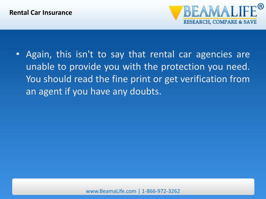 PPT Rental Car Insurance PowerPoint Presentation, free download ID