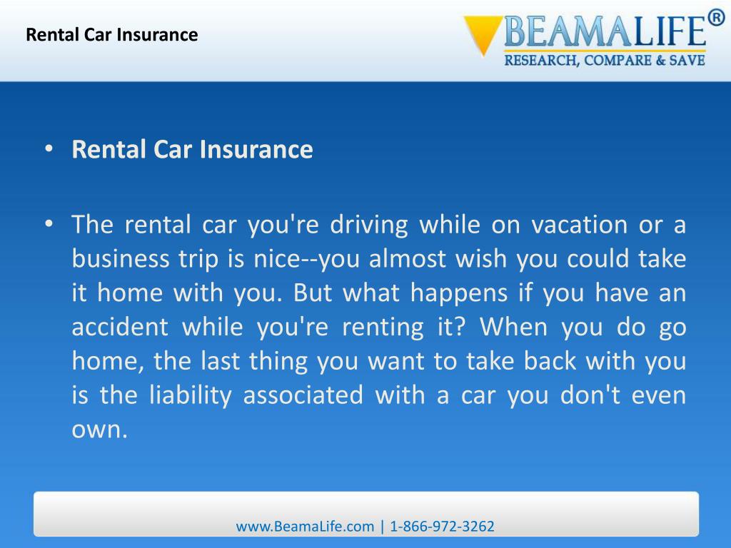 PPT Rental Car Insurance PowerPoint Presentation, free download ID