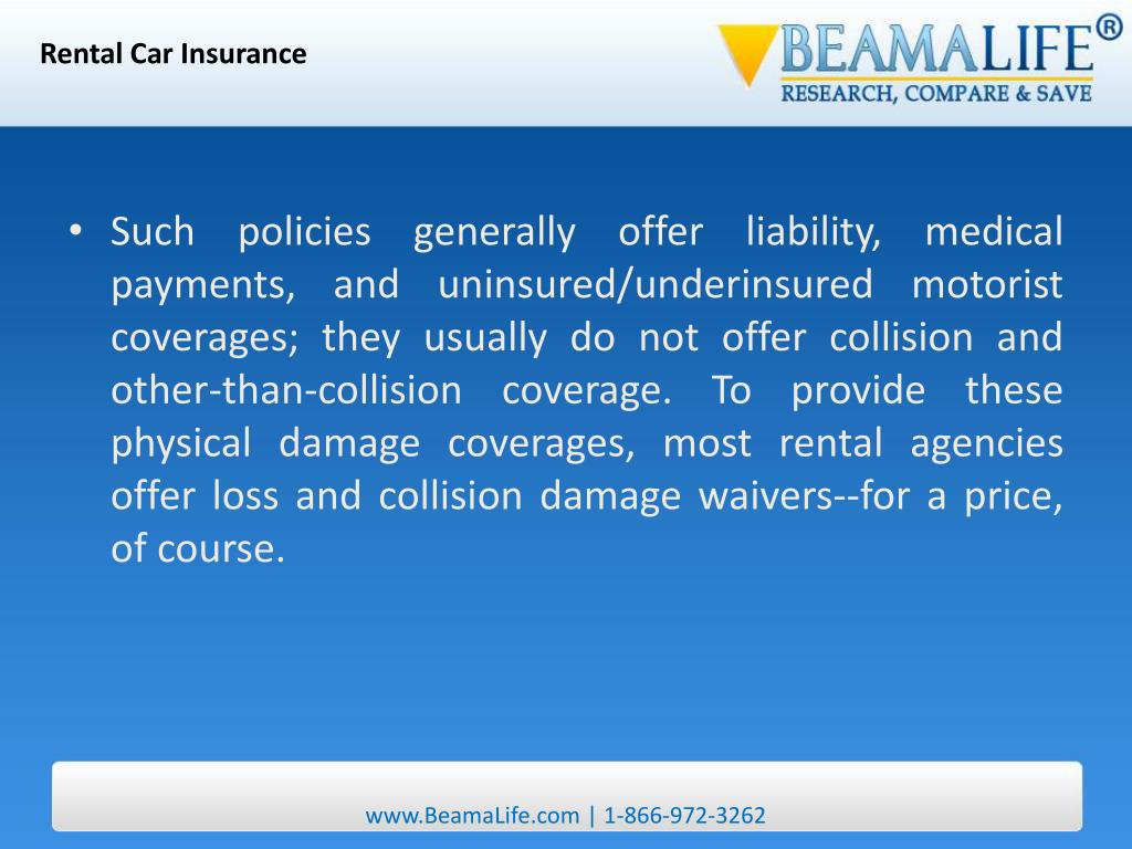 PPT Rental Car Insurance PowerPoint Presentation, free download ID