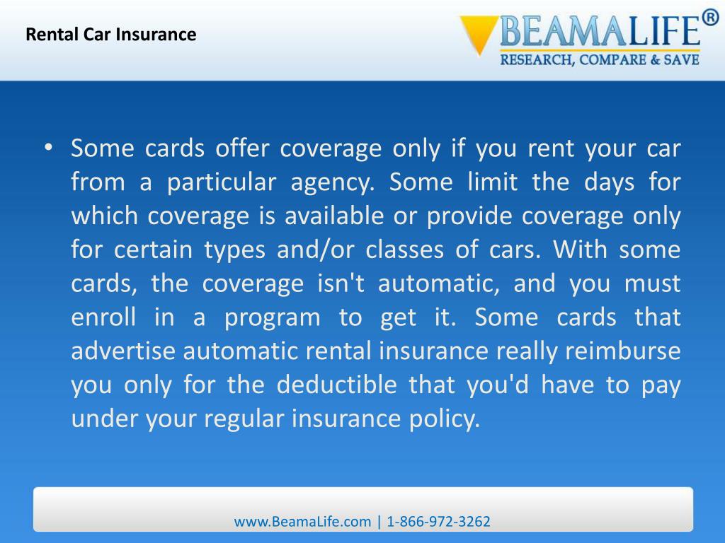 PPT Rental Car Insurance PowerPoint Presentation, free download ID