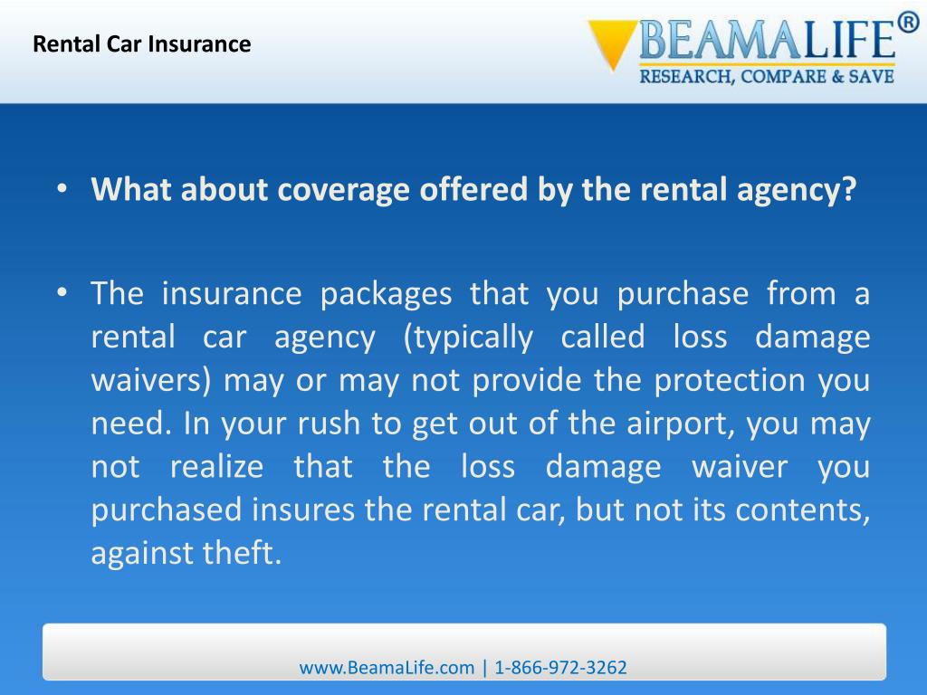 PPT Rental Car Insurance PowerPoint Presentation, free download ID35662