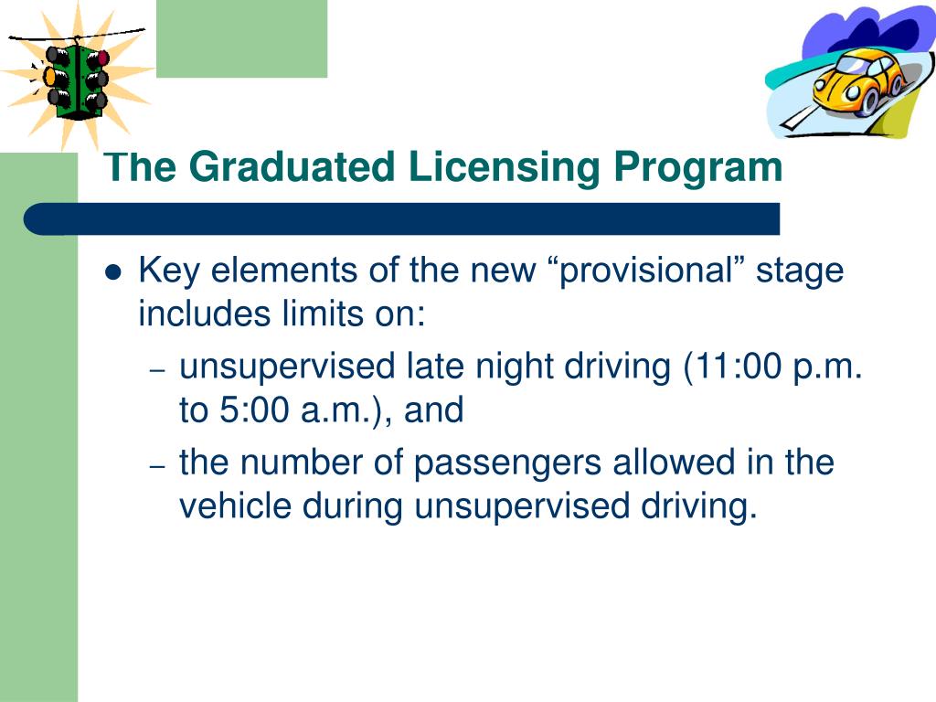 PPT Hawaii’s Graduated Licensing Program PowerPoint Presentation
