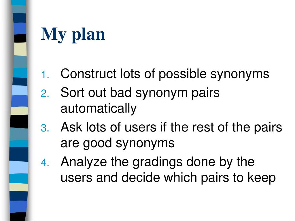 Constructing Synonym