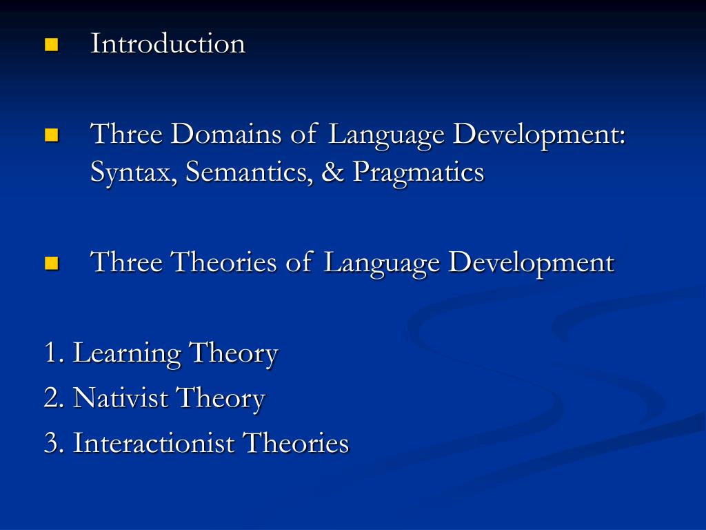 PPT Language Development PowerPoint Presentation, free download ID