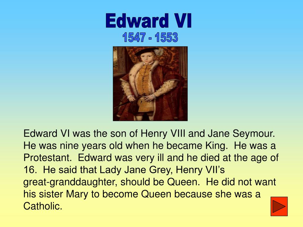 PPT Tudor Monarchs After Henry PowerPoint Presentation, free download
