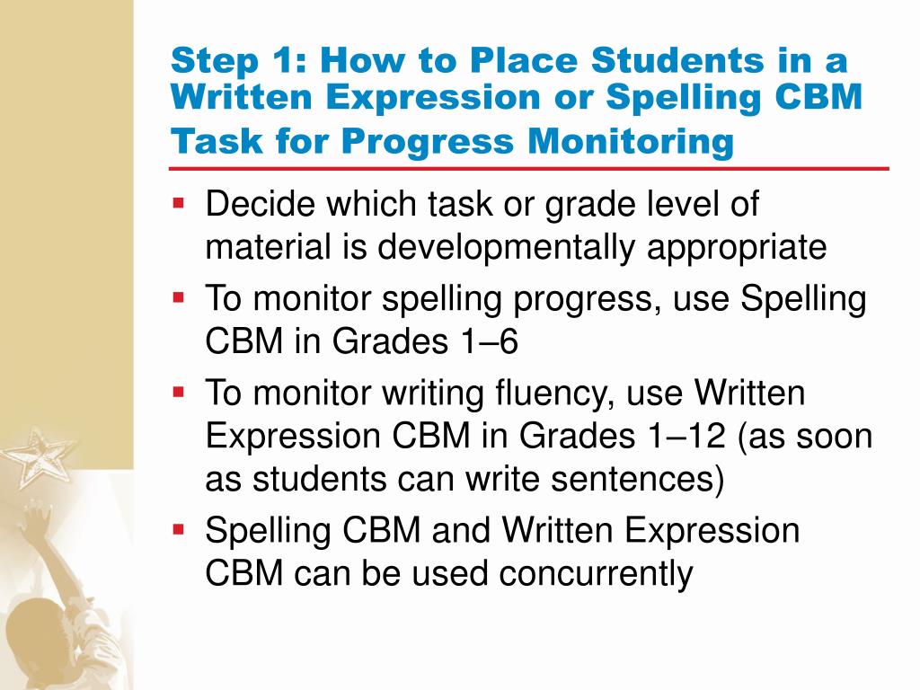 PPT Using CBM for Progress Monitoring in Written Expression and