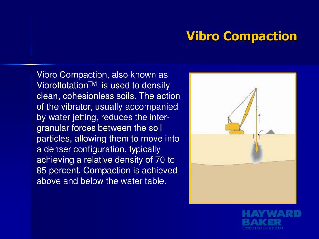 PPT Vibro Compaction PowerPoint Presentation ID357844