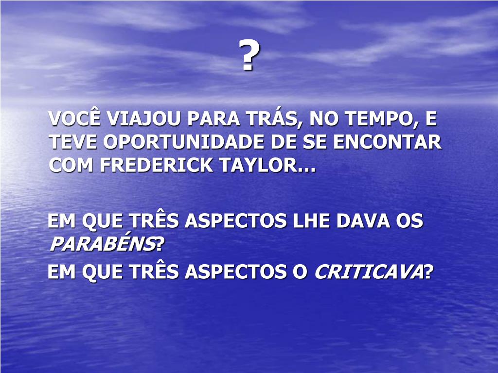 PPT TEORIA DA ADMINISTRAÇÃO CIENTÍFICA PowerPoint Presentation, free