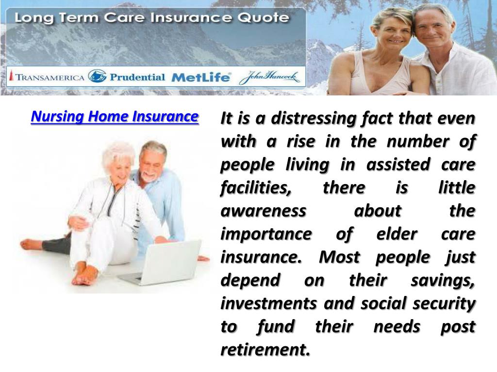 PPT Nursing home insurance PowerPoint Presentation, free download