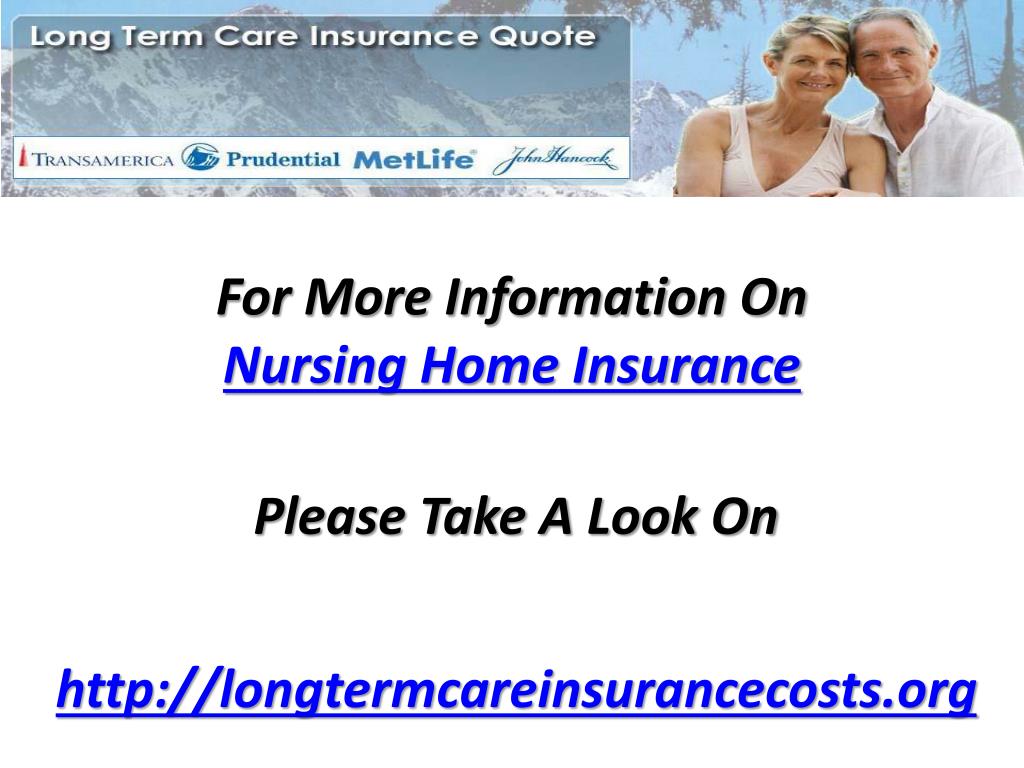 PPT Nursing home insurance PowerPoint Presentation, free download