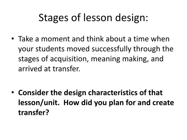 PPT The Understanding by Design Framework Acquisition, Meaning