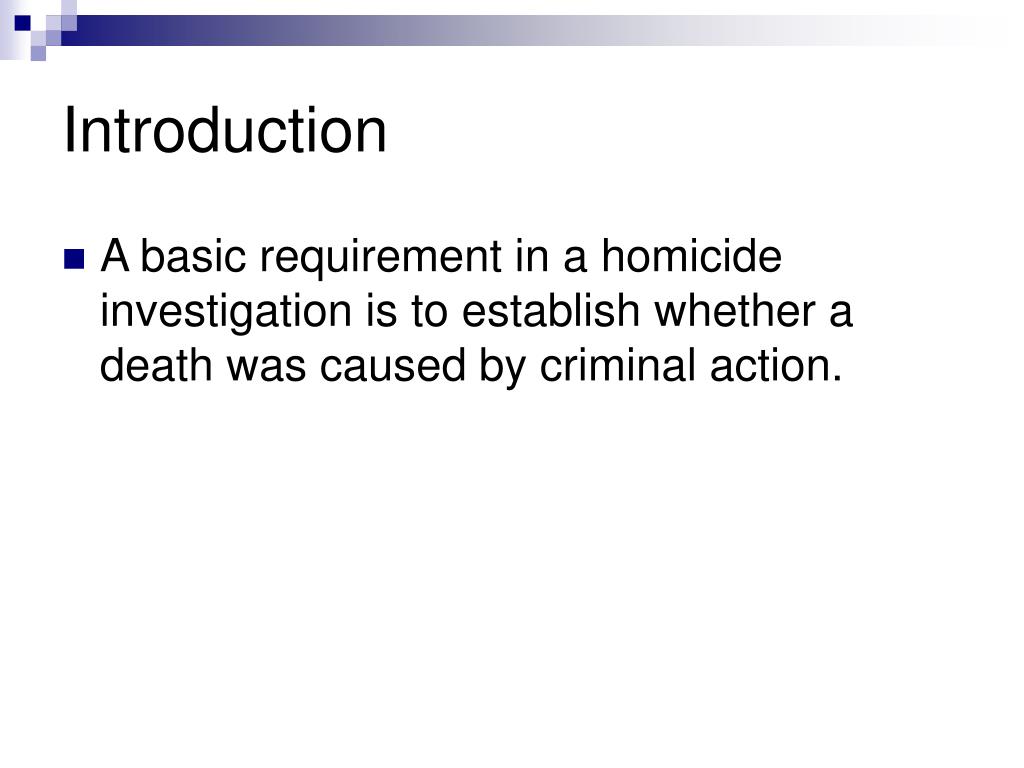 PPT Death Investigations PowerPoint Presentation, free download ID