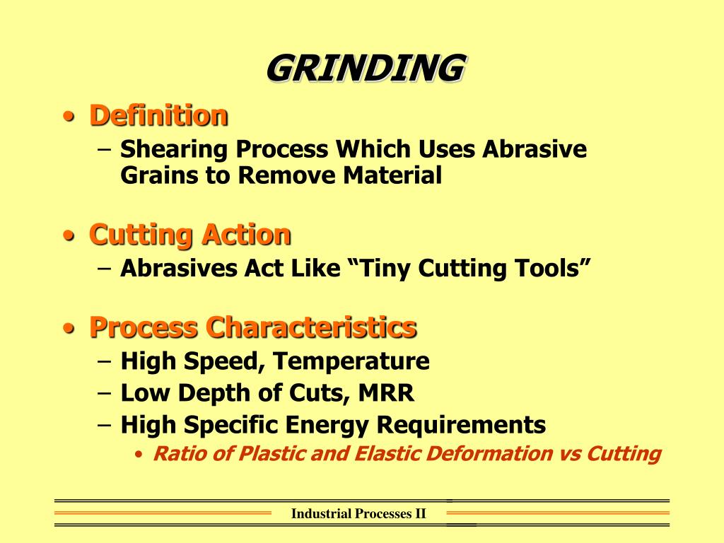PPT INDUSTRIAL PROCESSES II INDEN 3313 PowerPoint Presentation, free