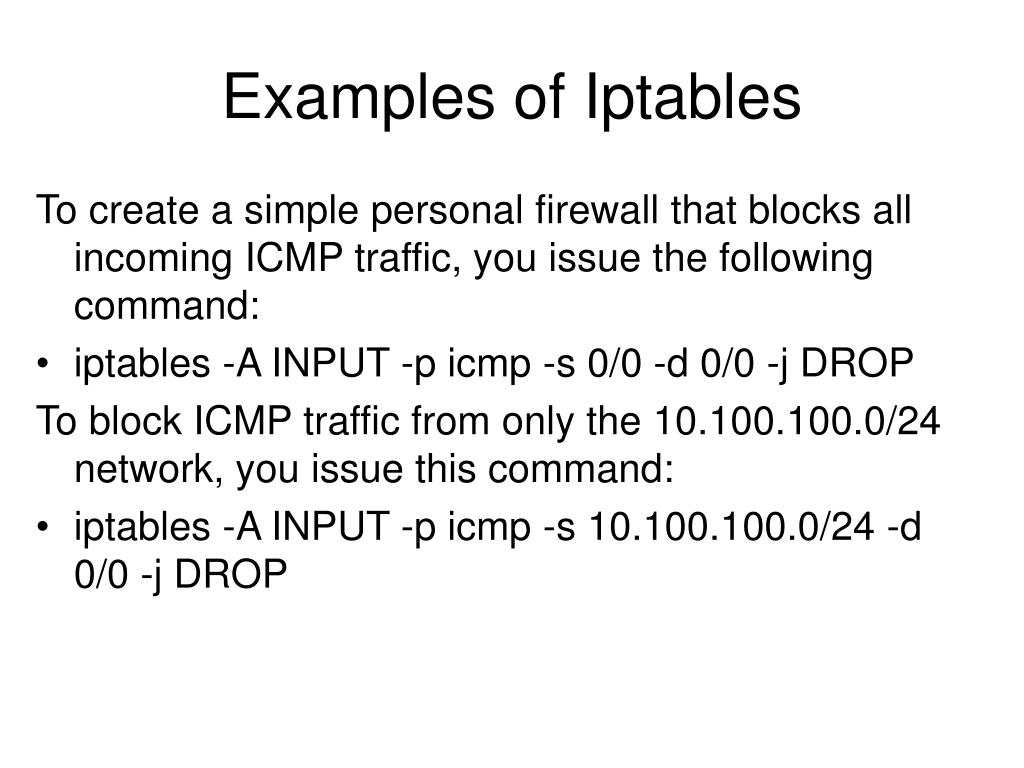 PPT Ipchains and Iptables PowerPoint Presentation, free download ID