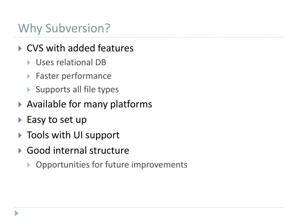 PPT Subversion Basics Guide PowerPoint Presentation, free download