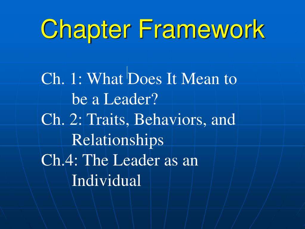 PPT Chapter Framework PowerPoint Presentation, free download ID362294