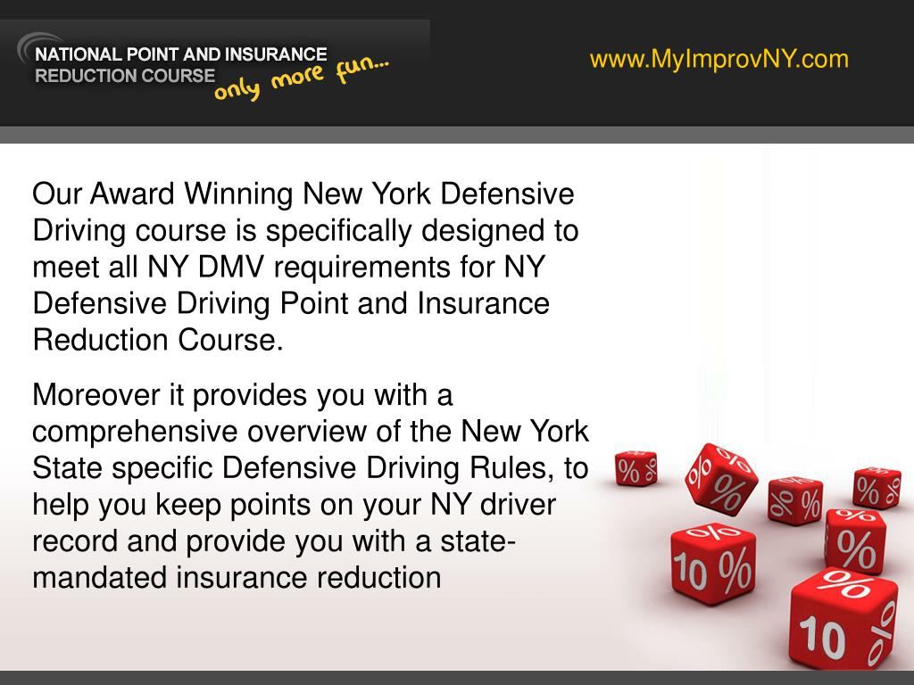 PPT NY Defensive Driving Courses By Improv PowerPoint Presentation