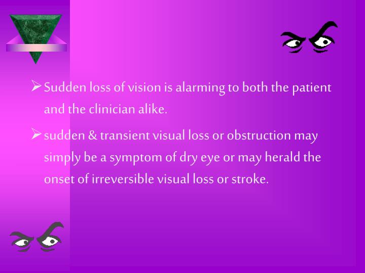 PPT Sudden Painless Loss Of Vision PowerPoint Presentation ID365052