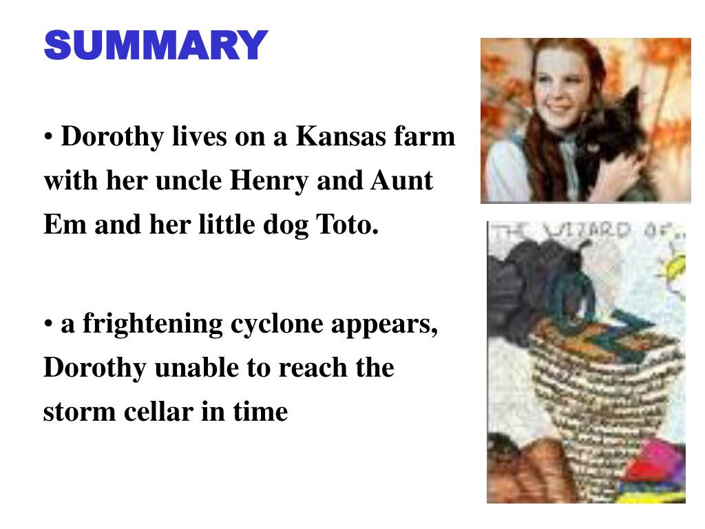 PPT The Wizard of Oz By L. Frank Baum PowerPoint Presentation, free